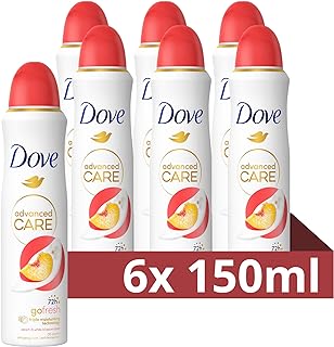 Dove Advanced Care Go Fresh Peach & White Blossom Anti-Transpirant Deodorant Spray, biedt tot 72 uur bescherming tegen zwe...