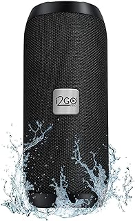 I2GO, Caixa De Som Bluetooth Essential Sound Go, 10W RMS, Resistente à Água, Preto