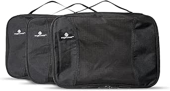 Eagle Creek Pack-It Original Packing Cubes for Travel Set - Durable, Ultra-Lightweight Suitcase Organizer Bags with 2-Way Zippers &amp; Grab Handles