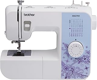 Brother XM2701 Sewing Machine, Lightweight, Full Featured, 27 Stitches, 6 Included Feet