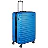 Amazon Basics Expandable Hardside Travel Luggage, Suitcase with Wheels, 30-Inch Spinner with Four Spinner Wheels and Scratch-Resistant Surface, Light Blue