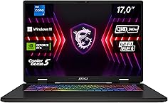 MSI Sword 17 HX, Gaming Laptop, 43,2 cm (17,0") QHD+, Intel Core i7 Prozessor 14700HX, 16 GB DDR5 RAM, 1 TB SSD, NVIDIA® GeForce RTX™ 4070, Windows 11 Home, QWERTZ Tastatur, Schwarz, B14VGKG-037