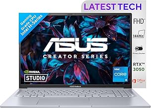 ASUS Vivobook 16X, 16" FHD+, 144Hz 300nits, Intel Core i5-12500H 2.5 GHz, Creator/Gaming Laptop (16GB RAM/512GB SSD/RTX 30...