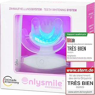 Kit de blanchiment des dents Onlysmile professionnel | Kit de blanchiment dentaire pour des dents blanches avec effet immé...