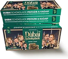 Bushido Dubai Schokolade 80g - mit Schokolade, Pistazie und Kadayif (Engelshaar)