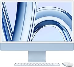 Apple 2023 iMac All-in-One Desktop Computer with M3 chip: 8-core CPU, 10-core GPU, 24-inch Retina Display, 8GB Unified Mem...