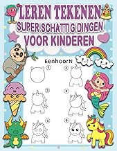 Leren Tekenen voor Kinderen: Een Eenvoudige Stap voor Stap Handleiding naar Tekening Kawaii Dieren, Coole Voertuigen, Voed...