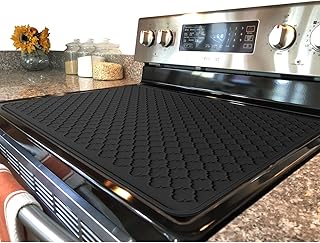 Stove Top Cover for Electric Stove - Silicone Stove Mat for Glass Top Stove, Glass Cooktop Protector, XL Dish Drying Mats ...