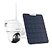 REOLINK First 4K Solar Security Cameras Wireless Outdoor, Argus PT 4K+ 6W Solar Panel, 360° Pan Tilt, 8MP Color Night Vision, 2.4/5 GHz Wi-Fi, No Monthly Fee, Home Hub Compatible