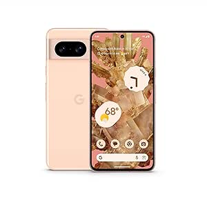 Google Pixel 8 - Unlocked Android Smartphone with Advanced Pixel Camera, 24-Hour Battery, and Powerful Security - Rose - 128 GB