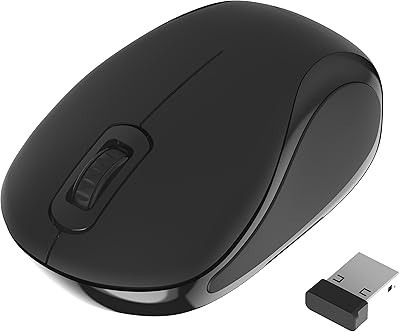 SABRENT Mini Travel 2.4GHz Wireless Mouse with Nano Receiver (MS-WSML)