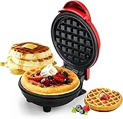 Mini Waffle Maker Machine 3 In 1 Waffle Iron Home Appliances Kitchen Easy To Clean, 4 Inch, Perfect For Breakfast,Dessert, Sandwich, Pan Cakes, Other Snacks|Assorted - 350 Watts