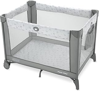 Graco Pack n Play Portable Playard, Reign with Compact Fold and Mesh Storage