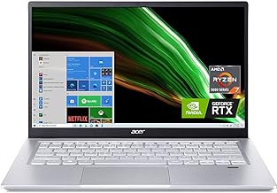 Acer Swift X SFX14-41G-R1S6 Creator Laptop | 14" Full HD 100% sRGB | AMD Ryzen 7 5800U | NVIDIA RTX 3050Ti GPU | 16GB LPDD...