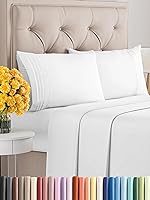 Queen Size 4 Piece Sheet Set - Comfy Breathable & Cooling Sheets - Hotel Luxury Bed Sheets for Women & Men - Deep...