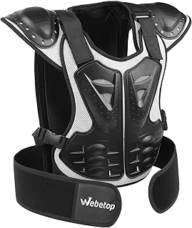 Webetop Youth Dirt Bike Chest Protector Adjustable Toddler Youth Motocross Gear for 3-10 Year Olds Kids Dirt Bike Gear Ide...