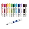 Amazon Basics Low-Odor Chisel Tip Dry Erase Office and Home Whiteboard Marker, Pack of 12, Assorted Colors