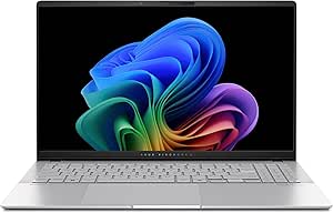 ASUS Vivobook S 15 Laptop; Copilot+ PC, 15.6” 3K 120Hz OLED Display, Qualcomm Snapdragon X Elite X1E-78-100 12-Core Processor, 16GB RAM, 1TB SSD, Windows 11 Home, Cool Silver, S5507QAD-PS96