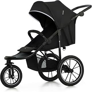 Kinderkraft HELSI, Jogger, Silla de Paseo, Para Bebés, 3 Ruedas, Para cada Terreno, Desde el Nacimiento hasta 22 Kg, Ruead...