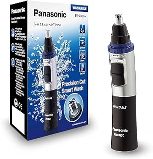 Panasonic ER-GN30-K503 - Naricero/ Recortador de Vello Facial (Nariz, Oreja, Cejas y Bigote, Acero Inoxidable, Función con...