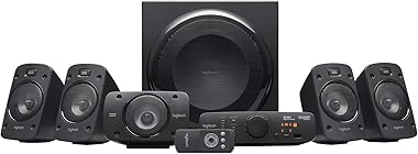 Logitech Z906 5.1 Sistema de Audio con Sonido Envolvente THX, Certificado Dolby&DTS, 500 W RMS, Multi-Dispositivos, Entradas 