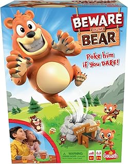 Beware of The Bear - Poke The Bear and Sneak The Goodies Before He Wakes Up Game by Goliath