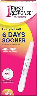 First Response Early Result Pregnancy Test, 3 Count(Pack of 1)(Packaging & Test Design May Vary)