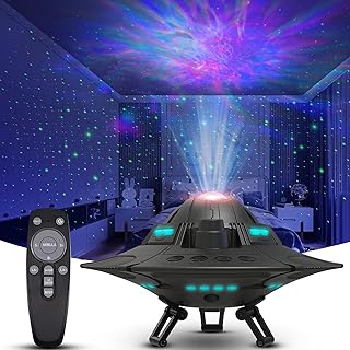 UFO Galaxy Projector, Star Projector, Led Lights for Bedroom, Night Light for Kids or Adults Room Decor, Game Room, Gifts ...