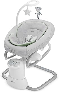 Graco Soothe My Way with Removable Rocker, Madden - Versatile Baby Swing & Portable Rocker