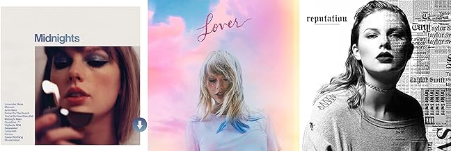 Taylor Swift - 3 CD Collection - Lover / Reputation / Midnights [Moonstone Blue Edition] - 3 CD Set
