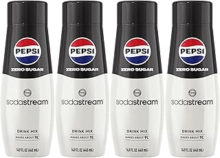 SodaStream® Pepsi® Zero Sugar Beverage Mix (440ml, Pack of 4)