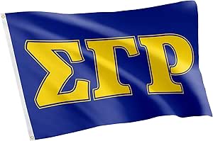 Desert Cactus Sigma Gamma Rho Flag letter Fraternity Greek Letter Use as a Banner Large 3x5 feet Sign Decor