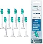 Philips Sonicare Opzetborstels ProResults - 8 Stuks - Standaardformaat - Opklikbaar - Memo-borstelharen voor eﬀectieve reiniging - Verwijdert tandplak - HX6018/07