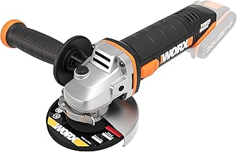 Amoladora angular a batería 115mm WX800.9 | 20V Máx. | WORX | PowerShare | No incluye batería ni cargador | Protector de d...