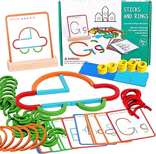 puzgic Stem Kids Toys for Creative Learning Building Educational Resources Toys for Preschool and Kindergarten Boys and Girls