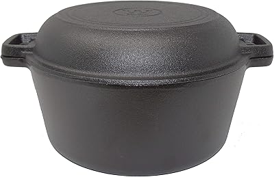 Westinghouse Olla Holandesa de Hierro Forjado 4.7L con Tapa de 26 cm (WCCI0011BK)