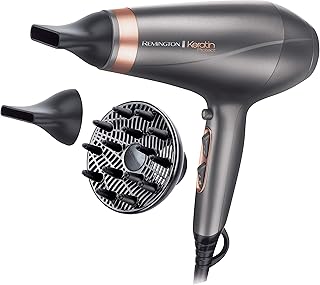 Remington Secador de Pelo Profesional Keratin Protect, Iónico, 2200W, Motor AC, AC8820