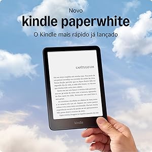 Novo Kindle Paperwhite (16 GB) - O Kindle mais rápido já lançado, com nova tela antirreflexo de 7” e bateria que dura semanas - Cor Preta