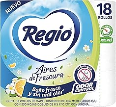 Regio Papel Higiénico Aires de Frescura 18 rollos