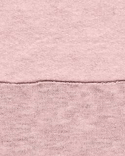 Sweatshirt Cotton Fleece Fabric Sold by The Yard (Baby Pink)