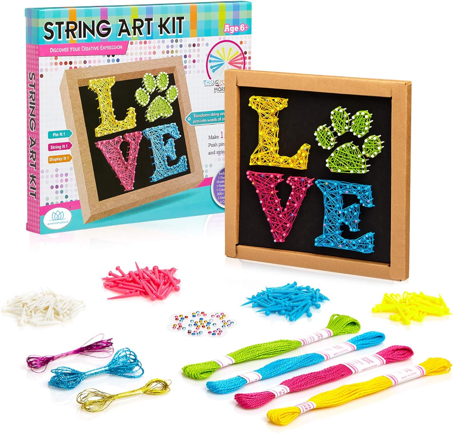 String Art Kit Craft For Kids 9-12 - Diy Canvas For Vietnam | Ubuy