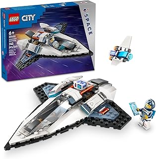 LEGO City Interstellar Spaceship Toy for Kids, Creative Play Space Toy, Building Set with Spacecraft Model, Drone, and Ast...