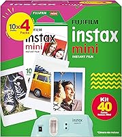 Fujifilm Instax Mini - Filme Com 40 Fotos, Borda Branca, Foto Colorida