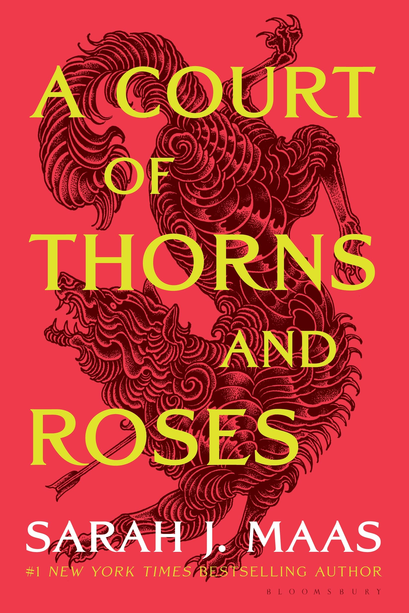 Cover image of A Court of Thorns and Roses by Sarah J. Maas