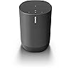 Sonos Move - Battery-powered Smart Speaker, Wi-Fi and Bluetooth with Alexa built-in - Black​​​​​​​ (Renewed)