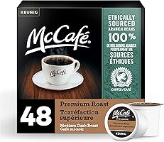 McCafe Premium Medium Dark Roast K-Cup Coffee Pods, 48 Count, For Keurig Coffee Makers