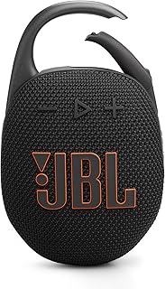 JBL Clip 5, altifalante sem fios portátil com Bluetooth, resistente à água e ao pó IP67, até 12 h de reprodução e muito ma...