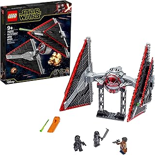 LEGO Star Wars Sith TIE Fighter 75272 Collectible Building Kit, Cool Construction Toy for Kids (470 Pieces)