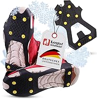 Anti Rutsch Schuhspikes Eco - Langlauf Schuhbedarf Ice Grips Schuhkrallen - rutschfeste Eisspikes für Schuhe und Stiefel...