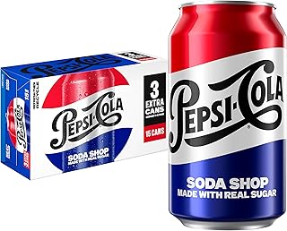 Pepsi Made With Real Sugar, 12 Fl Oz (pack of 15)